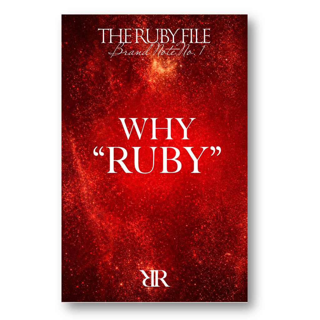 The Ruby File - Brand Note No. 01: "Why Ruby?"