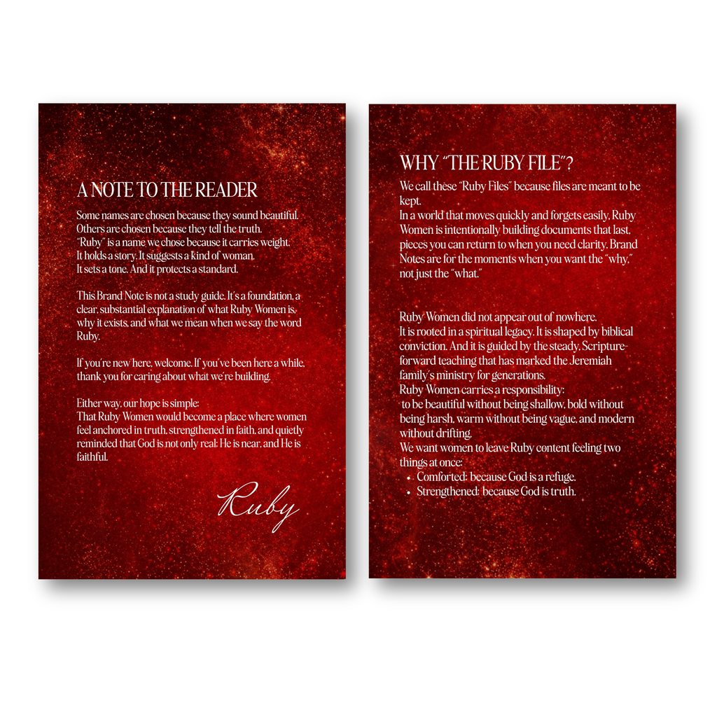 The Ruby File - Brand Note No. 01: "Why Ruby?"