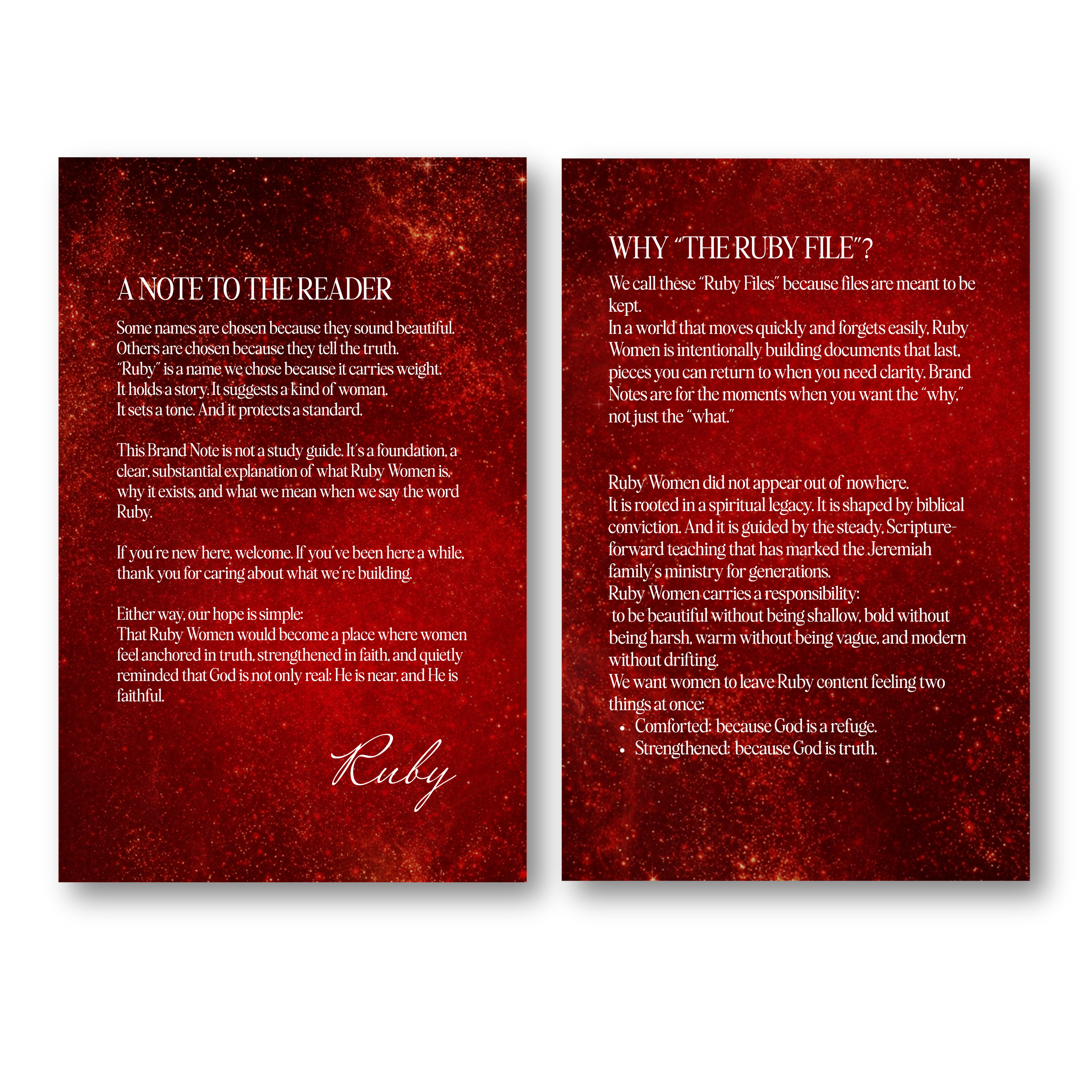 The Ruby File - Brand Note No. 01: "Why Ruby?"